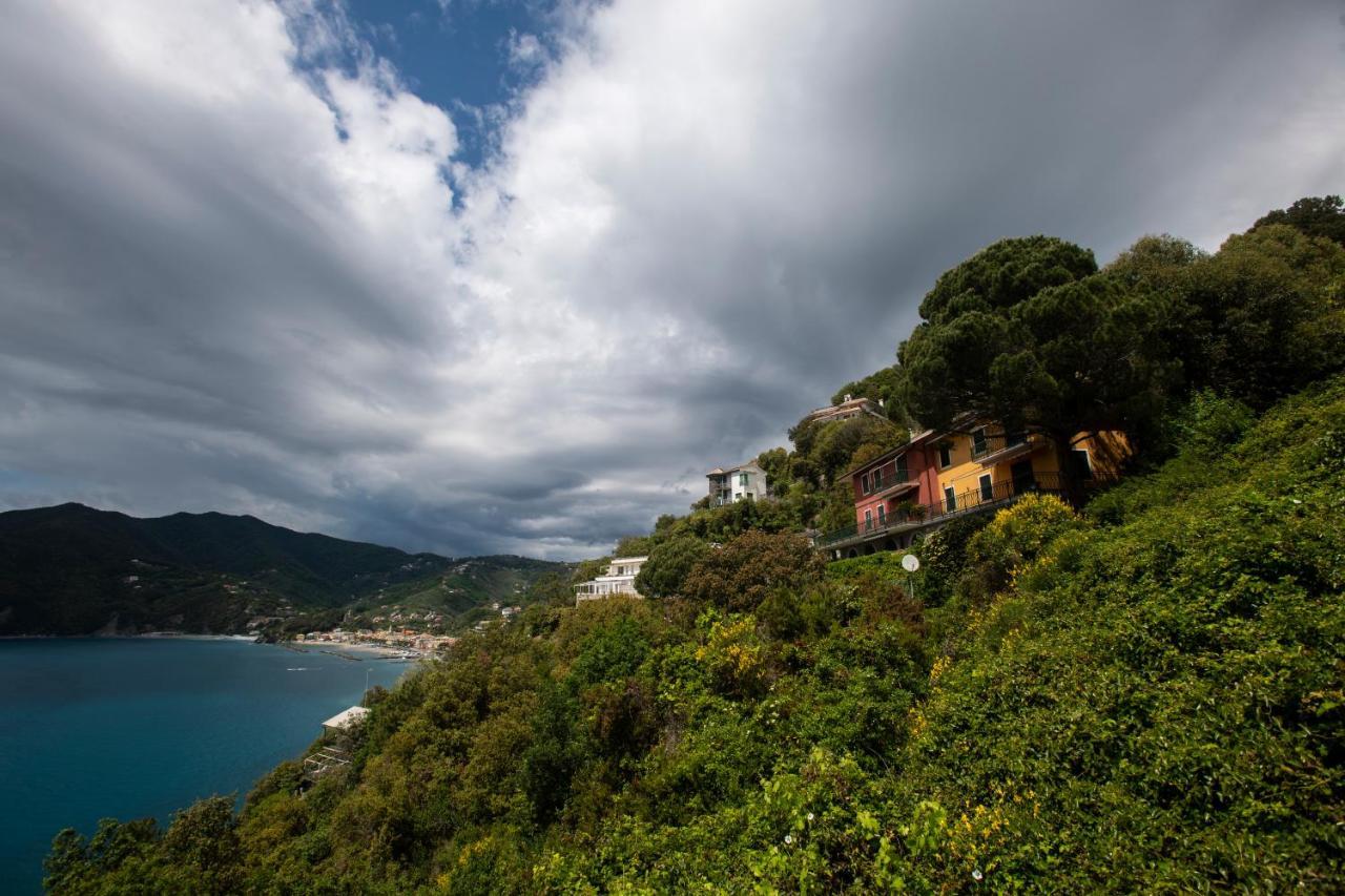 080 - La Villa Storica Il Vigneto 45B, Terrazza Sul Mare - Parcheggio Privato Gratis Moneglia Exterior foto